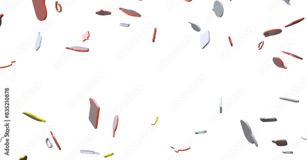 Poster hand holding using mobile phone with email icon on screen. concept of business communication