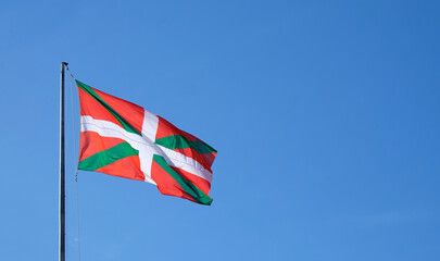 The ikurrina - the flag of the Basque Country Autonomous Community of Spain