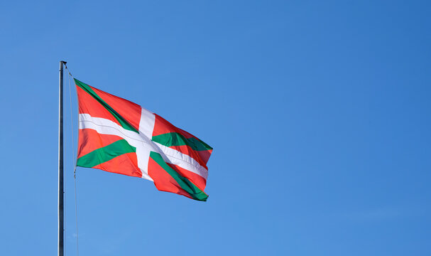 The ikurrina - the flag of the Basque Country Autonomous Community of Spain