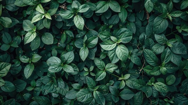 Fototapeta Lush Green Foliage - Natural Leafy Texture