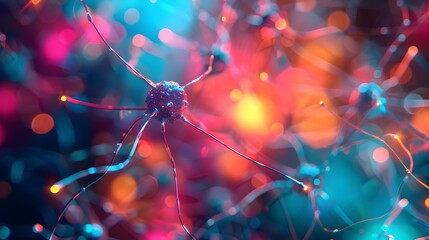 Vibrant Neural Connections and Electric Synaptic Transmissions in the Digital Brain