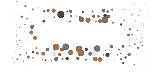 Multicolor confetti abstract background with a lot of falling pieces, isolated on a white background. Festive decorative tinsel element for design