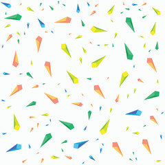 Abstract colorful composition vector shapes