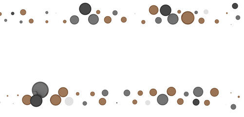  Colorful confetti on white background