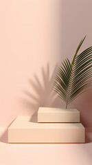 Minimalist exhibition stand for product display