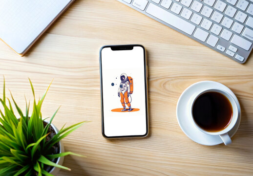 Minimalist Phone Mockup Template