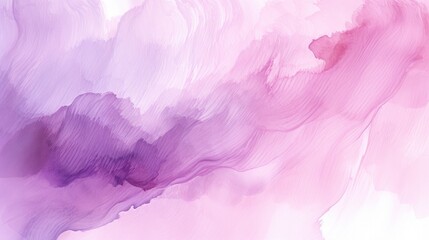 Fototapeta premium Abstract pink and purple watercolor background.