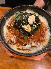 한국에서 먹은 점심 - 닭갈비 볶음밥
