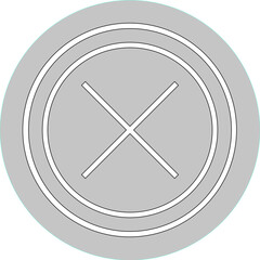 Fototapeta premium Cancel Icon Design