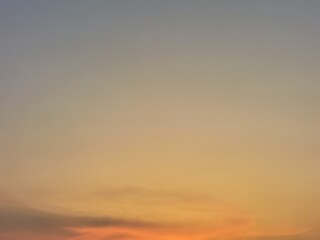 sunset in the sky