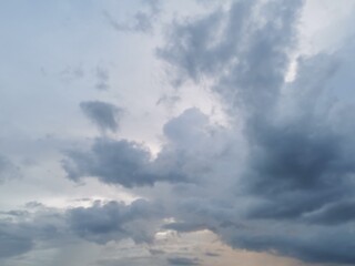 clouds in the sky