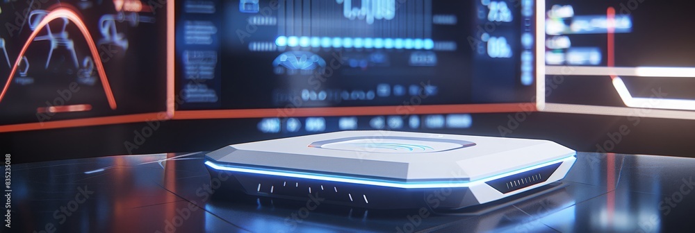 Aufkleber as a generic high speed 5g next generation router for secure networks at home and online communicati