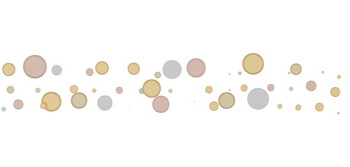 Joyful Deluge: Brilliant 3D Illustration Showcasing an Overflow of gold Confetti