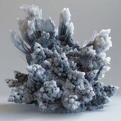3D Model Abstract Art of Celestial phenomenon abstract sculpture of intense gamma ray bursts