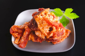 味付き牛バラ肉