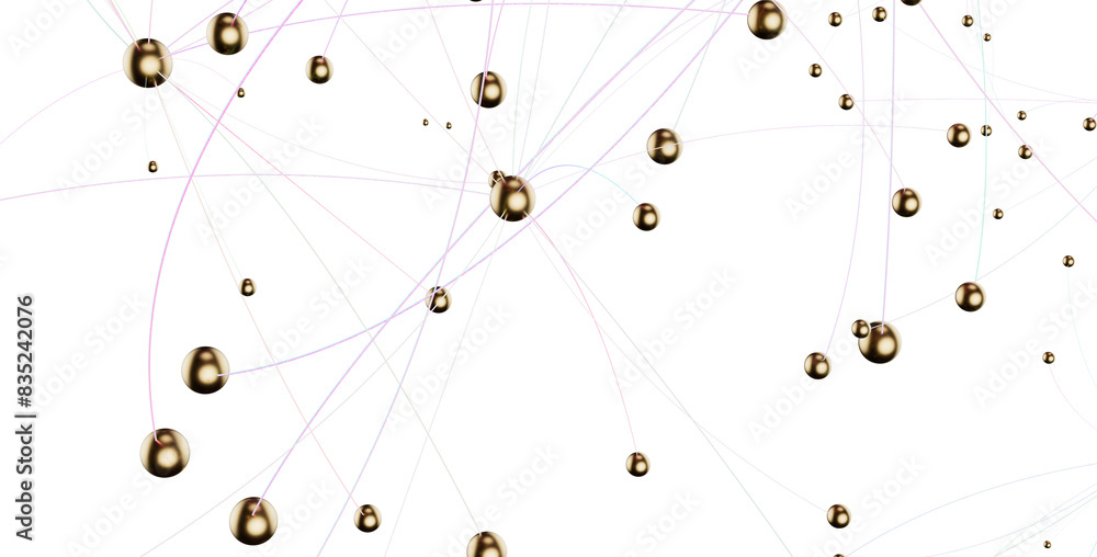 Poster abstract futuristic - technology with polygonal shapes on dark blue background.