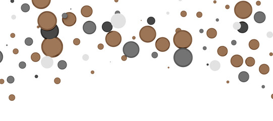 Shower of Elegance: Breathtaking 3D Illustration of Luxurious gold Confetti