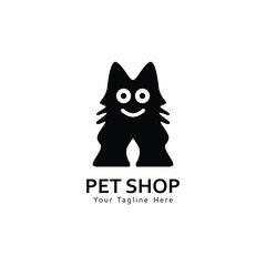 Pet shop simple logo