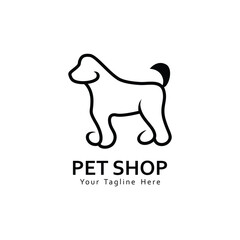 Pet shop simple logo