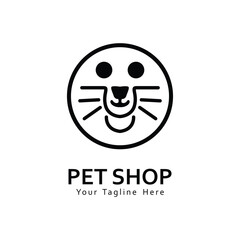 Pet grooming company logo