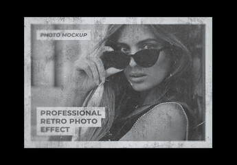 Film Vintage Frame Old Retro Photo Effect Paper Texture Template Mockup Overlay Style Printed