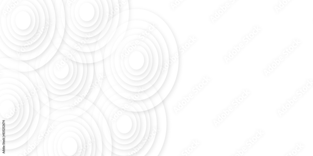 Poster abstract background with circle white abstract geometric background. abstract template design banner