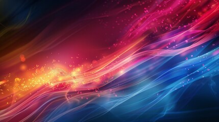 abstract colorful wave background