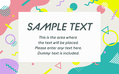 メンフィス　幾何学　背景　