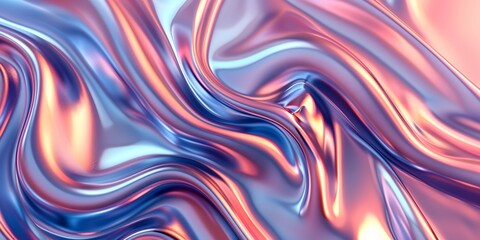 Fototapeta premium blue and pink background with waves