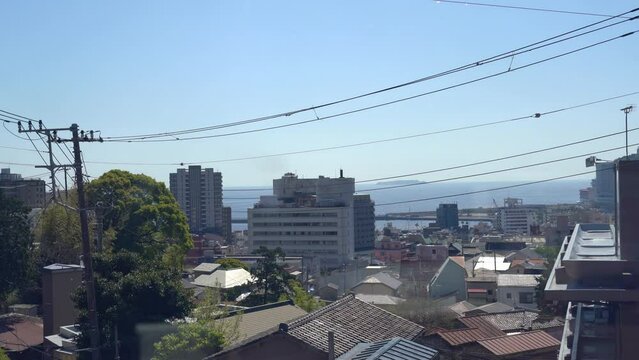 View of Atami seaside village in Shizuoka, Japan