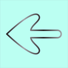 Arrow Left Icon Design