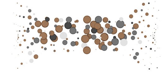 Shower of Elegance: Breathtaking 3D Illustration of Luxurious gold Confetti In PNG 3d