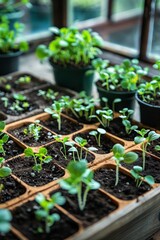 Soil and plant for agriculture, nature and garden.