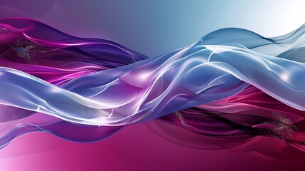 An animated loop of abstract, smooth waves in a vibrant mix of lilac, crimson, and blue. The bright, sparkling colors and fluid motion provide a lively and festive backdrop for any celebration.