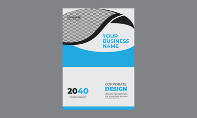 Fototapeta premium Business Flyer Poster design 