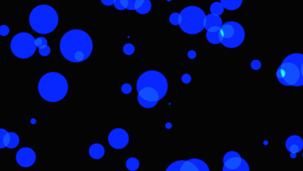 Bright colorful futuristic backgroundAbstract blue geometric background with moving circale