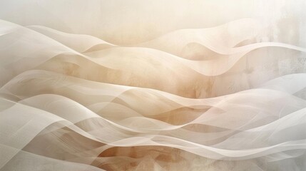 Obraz premium Abstract minimalist design, light pastel hues, fine lines, subtle texture, carpetinspired background, contemporary