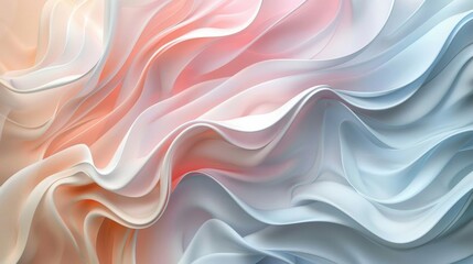 Modern minimalist abstract, pale color palette, elegant simplicity, fluid lines, carpet texture, gentle appearance