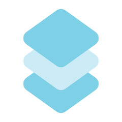 layer icon for illustration