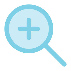 Fototapeta premium zoom in icon for illustration