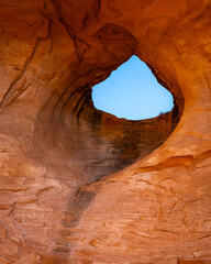 Hope Arch, Natural Arch in North Eastern Arizona, Amercia, USA.
