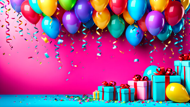 Birthday celebration background