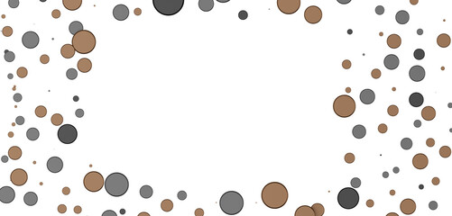  Colorful confetti on white background