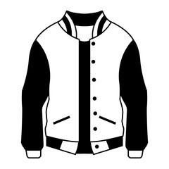 sports jacket vector or illustration