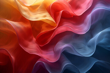 Obraz premium Colorful background. Rainbow colored as a background. Multicolored patterns. Wrinkled colorful fabric sample.