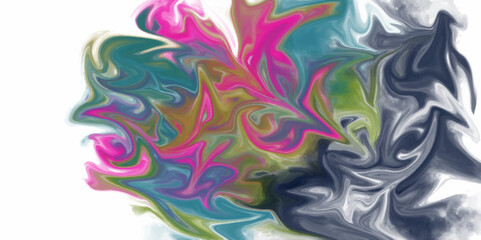 Multicolor colorful background in acrylic pouring. A Nostalgic Blend of Soft Hues and Pixelated Abstract Design. Abstract realistic marble texture illustration vector.