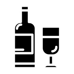 hotel luxury drinks solid icon style