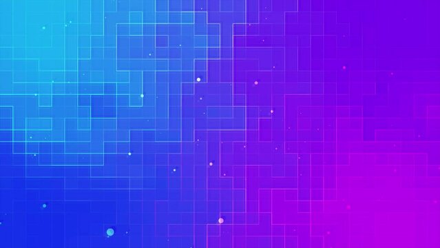 Digital concept square pattern pixel background. Fintech Technology or Science Research Presentation Backdrop. Big data. Hitech innovation