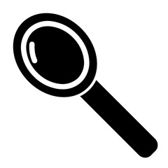magnifying glass glyph icon