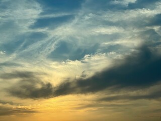 Fototapeta premium clouds at sunset